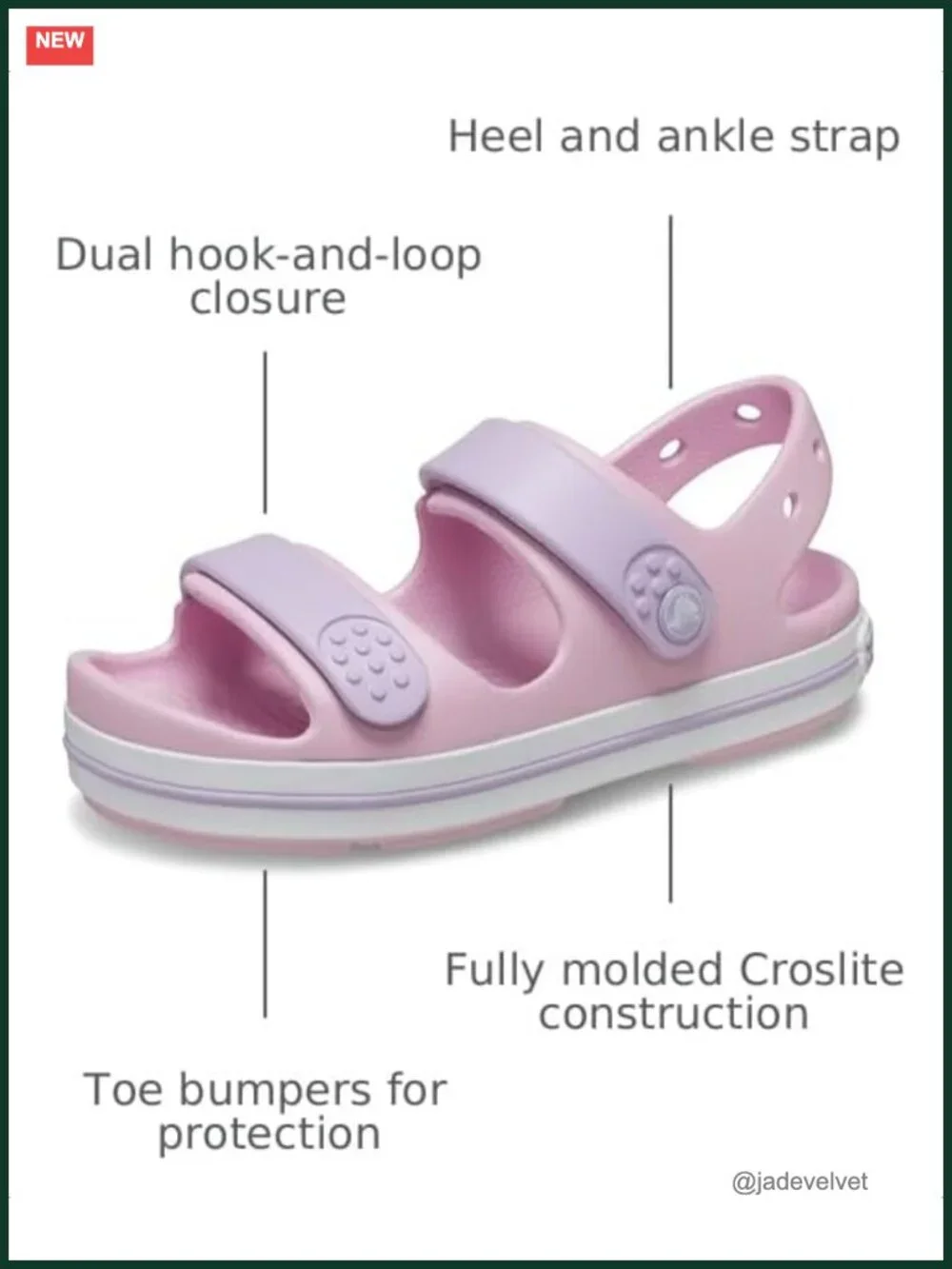 Kids' Crocband Cruiser Sandals - Secure Stay-On Fit